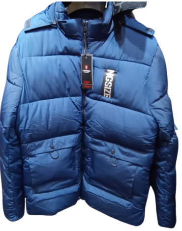 Parka Gorro Desmontable Interior Piel Colores Surtidos x 12 Unds. Tallas: M a 3XL