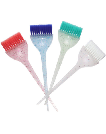 Brocha para Tintura con Glitter Colores Surtidos x 12 Unds.
