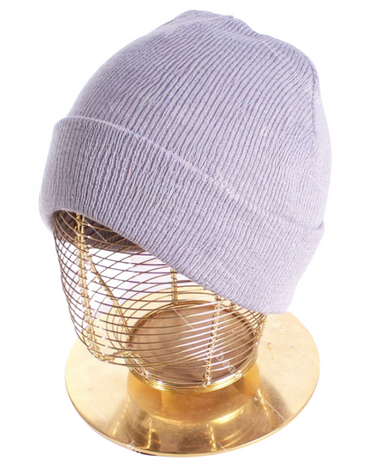 Gorro de Lana Clásico Color Gris x 12 Unds. Talla: Estandar