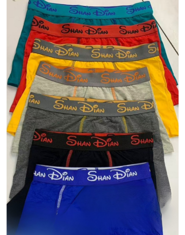 Bóxer Juvenil Shandian Colores Surtidos x 12 Unds. Talla: 12 - 14 - 16 -18