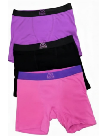 4 Set Bóxer de Mujer Colores Surtidos.Talla: S - M - L - XL (1 Set Trae: 3PCS)
