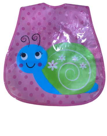 Babero Impermeable para Niños Modelos Surtidos x 12 Unds.Medida : 27  x 28 cm aprox