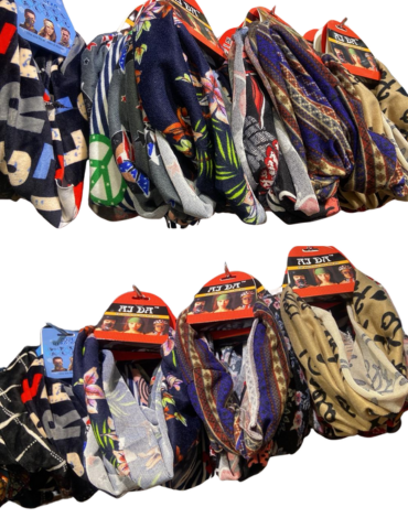 Bandanas de Lanilla Dama Modelos Surtidos x 12  Unds.