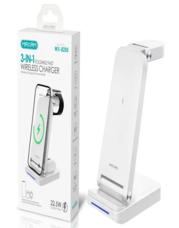 Soporte de Cargador Inalámbrica 22,5 W con Cable de Carga 3 en 1 x 4 Unds.