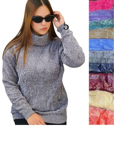 Beatle Chenille Dama Colores Surtidos x 12 Unds.Talla: Estándar