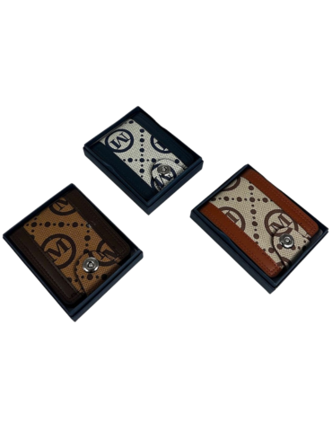 Billetera de Hombre Eco Cuero Colores Surtidos x 12 Unds.