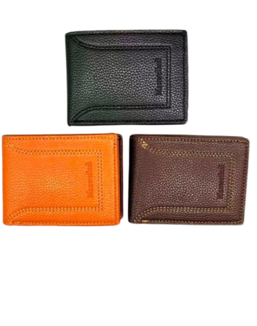 Billetera de Hombre Eco Cuero Colores Surtidos x 12 Unds.Medida: 8.5x 11.5 cm aprox.