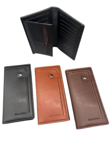 Billeteras Largas  para hombre Colores Surtidos x 6 Unds.Medida: 18,5 x 9 ,3 cm aprox