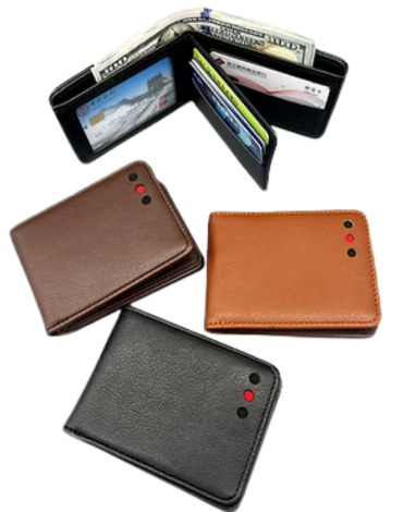 Billeteras para Hombre Eco Cuero Colores Surtidos x 12 Unds.Medida: 10.6 x7.7 cm aprox.