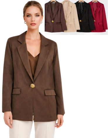 Blazer de Dama Colores Surtidos x 12 Unds. Talla: S - M - L