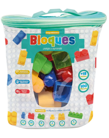 3 Set de Bloques De Encaje Jumbo (1 Set trae: 100 PCS)
