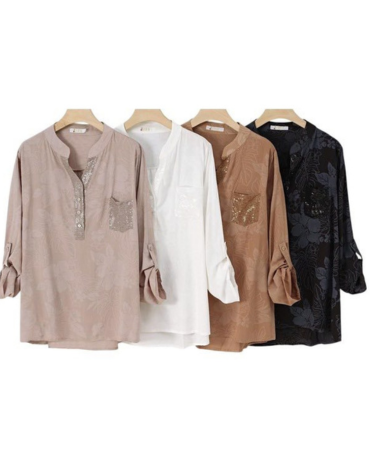 Blusa de Dama Colores Surtidos x 12 Unds.Talla: S  - M - L