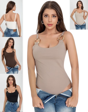 Body de Mujer Colores Surtidos x 12 Unds. Talla: S / M - L / XL