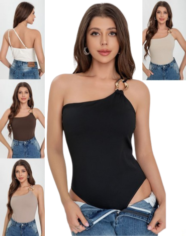 Body de Mujer Colores Surtidos x 12 Unds. Talla: S / M - L / XL