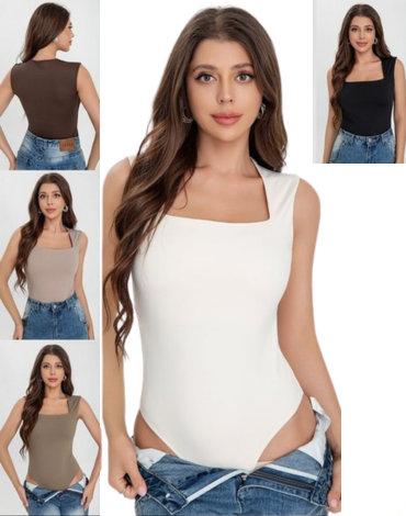 Body de Mujer Colores Surtidos x 12 Unds. Talla: S / M - L / XL