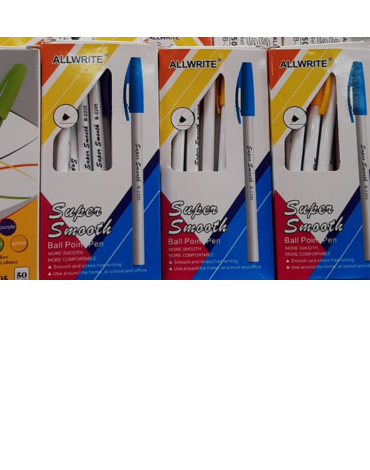 4 Cajas de Bolígrafo Colores Surtidos (Cada Caja Trae 50 Unds)