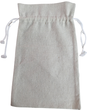 Bolsa de Algodón Sublimable x 12 Unds. Medida: 20 x 15 cm aprox.