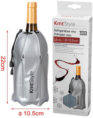 Bolsa Enfriador para Vinos x 4 Unds.Medida: 22 x 10.5 cm aprox.