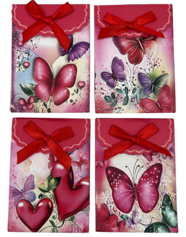 Bolsa de Regalo Navideña x 8 Docenas.Medida: 7.5 x 4 x 10.8 cm aprox.