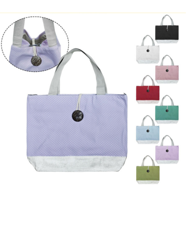 Bolso de Verano con Botón x 12  Unds.Medida: 45 x 12 x 36 cm aprox.