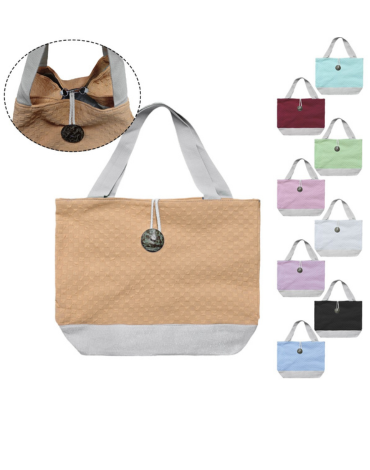 Bolso de Verano con Botón x 12  Unds.Medida: 45 x 12 x 36 cm aprox.