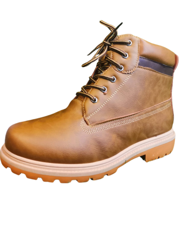 Botín de Hombre Eco Cuero Color Único x 12 Pares.Talla: 40 al 45