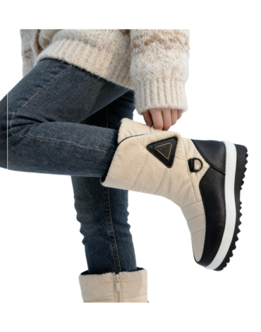 Botas Impermeable de Mujer Color Beige x 12 Pares.
