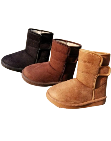 Botas con Chiporro de Colores Surtidos x 24 Pares.Tallas: 31 al 36