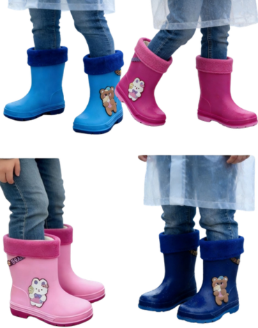 Botas de Agua Infantil Colores Surtidos x 24 Pares. Talla: 21 al 25