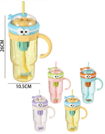 Botella de Agua 1280 ML Colores Surtidos x 6 Unds.Medida: 26 x 10.5 cm aprox.