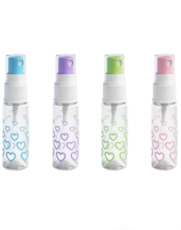 Botella de Vidrio Aromatizador Colores Surtidos x 24 Unds.Medida: 20 ML aprox.