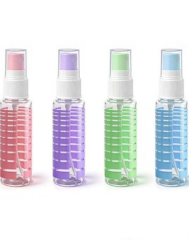 Botella de Vidrio Atomizador Colores Surtidos x 24 Unds.Medida: 40 ML aprox.