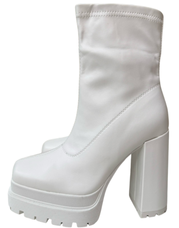 Botines Eco Cuero de Mujer Color Único x 8 Pares. Talla: 35 al 40