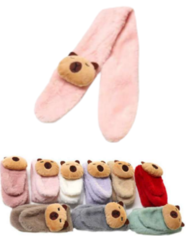 Bufandas Infantil Colores Surtidos x 12 Unds.