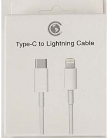 Cable Tipo C - Lightning x 12 Unds. Medida: 1 metro.