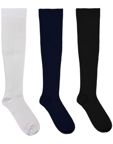 Calcetines de Compresión Caña Larga Colores Surtidos x 12 Pares. Talla: XXL