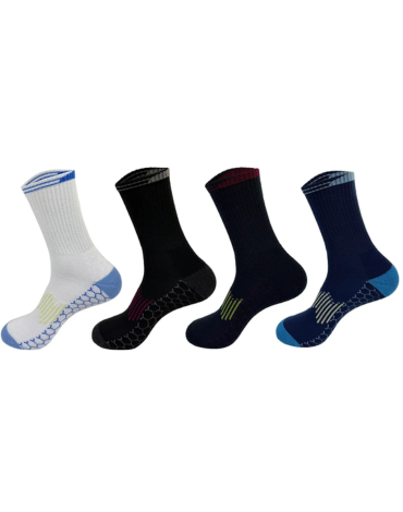 Calcetines Media Caña Planta de Toalla Colores Surtidos x 24 Pares. Talla: 40 - 43