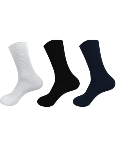 Calcetines de Algodón para Diabéticos Colores Surtidos x 12 Pares. Talla: 40 - 43