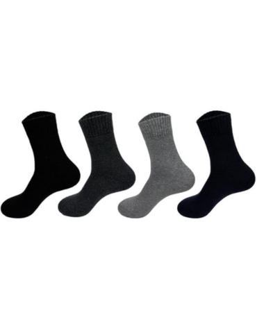 Calcetines de Lana con Toalla Colores Surtidos x 12 Pares. Talla: 40 - 43