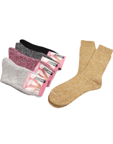 Calcetines de Lana para Mujer Colores Surtidos x 12 Pares. Talla: 36 - 41