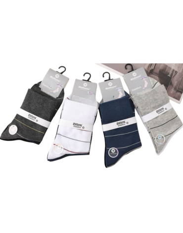 Calcetines 100% Algodón para Diabéticos x 12 Pares. Talla: 40 - 48