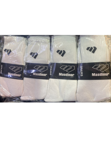 Calcetines Largos de Hombre Color Único x 24 Pares. Talla: 39 - 45