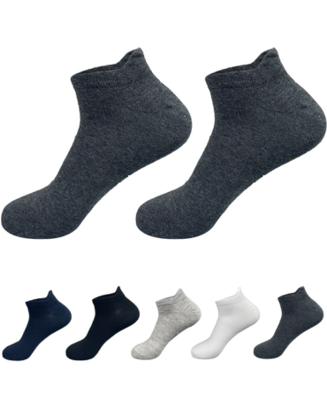 Calcetines de Algodón Peinado sin Remallado Colores Surtidos x 24 Pares.