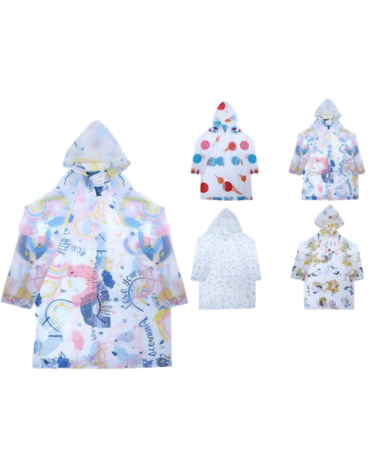 Capa Impermeable Infantil Modelos Surtidos x 12 Unds.