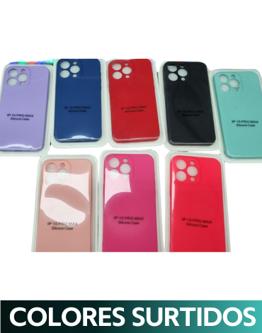 Carcasa de Silicona para Iphone 12 Pro Max x 6 Und