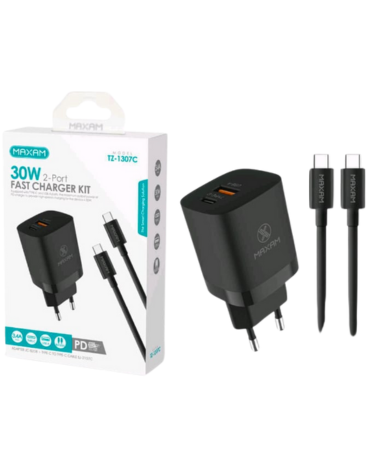 Cargador Una Entrada 20W con Cable Tipo C x 3 Unds. Medida: 100 cm aprox.