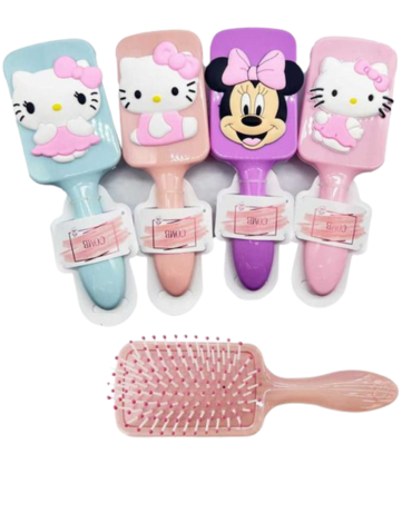 Cepillo para Cabello x 12 Unds.Medida: 19.5 x 6.5 cm aprox