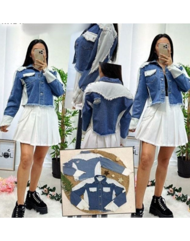 Chaqueta Jeans para Dama Colores Surtidos x 4 Unds. Talla: S / M - M / L - L / XL
