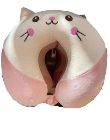 Almohada Cojín de Cuello Para Viaje Niñas  x 4 Unids.