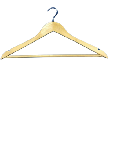 Colgador de Madera x 10 Unds.Medida:15 x 43 cm aprox